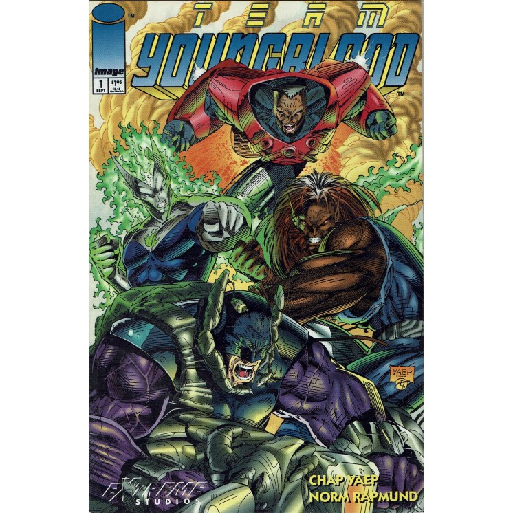 Team Youngblood n. 1 Sep 93 ed.Image Lingua originale OL12