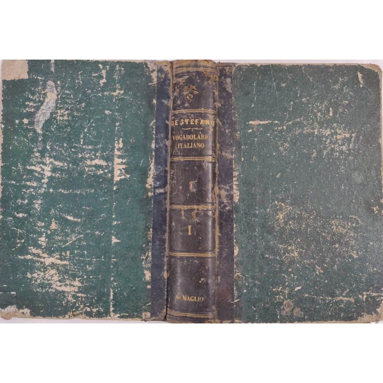 De Stefano, Manuzzi:Vocabolario della Lingua Italiana Crusca V.1 ed.Napoli FF17