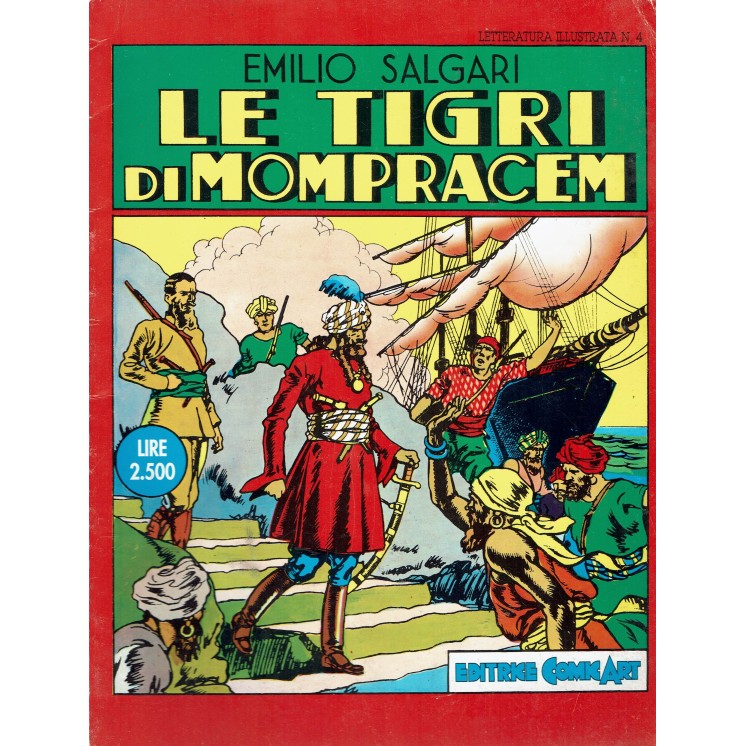 Le Tigri di Mompracem di Emilio Salgari primo episodio ed.Comic Art FU06