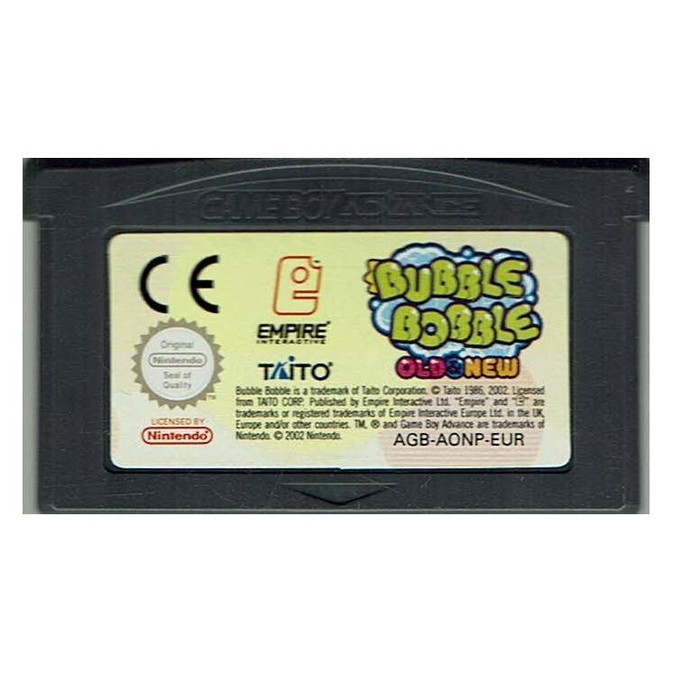 Bubble Bobble Old e New senza custodia per Game Boy Advance ed.Nintendo