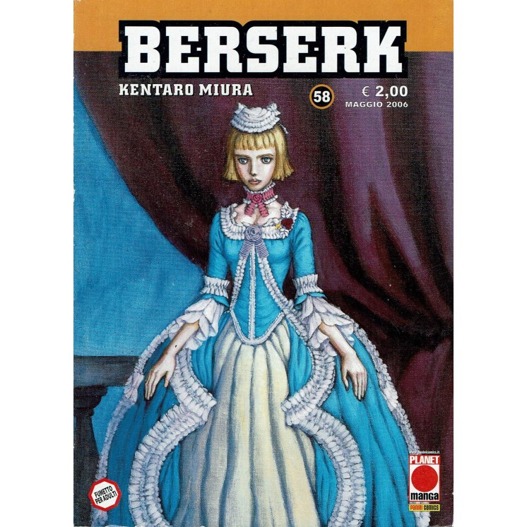 Berserk n. 58 di Kentaro Miura Prima ed. Planet Manga