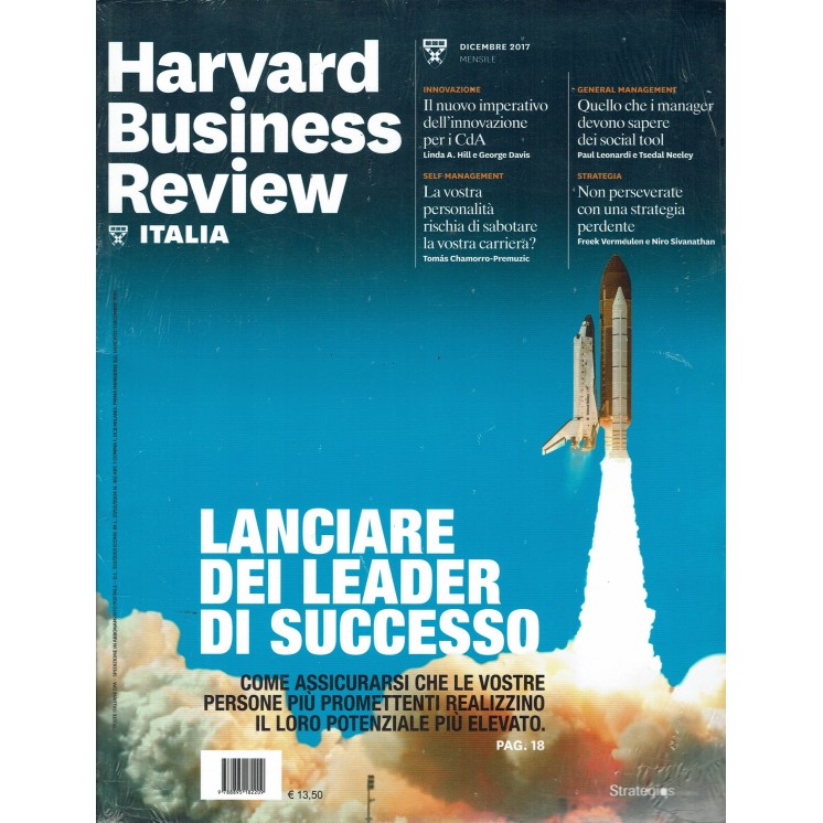 Harvard Business Review Italia Dicembre 2017 ed.Strategiqs FF13