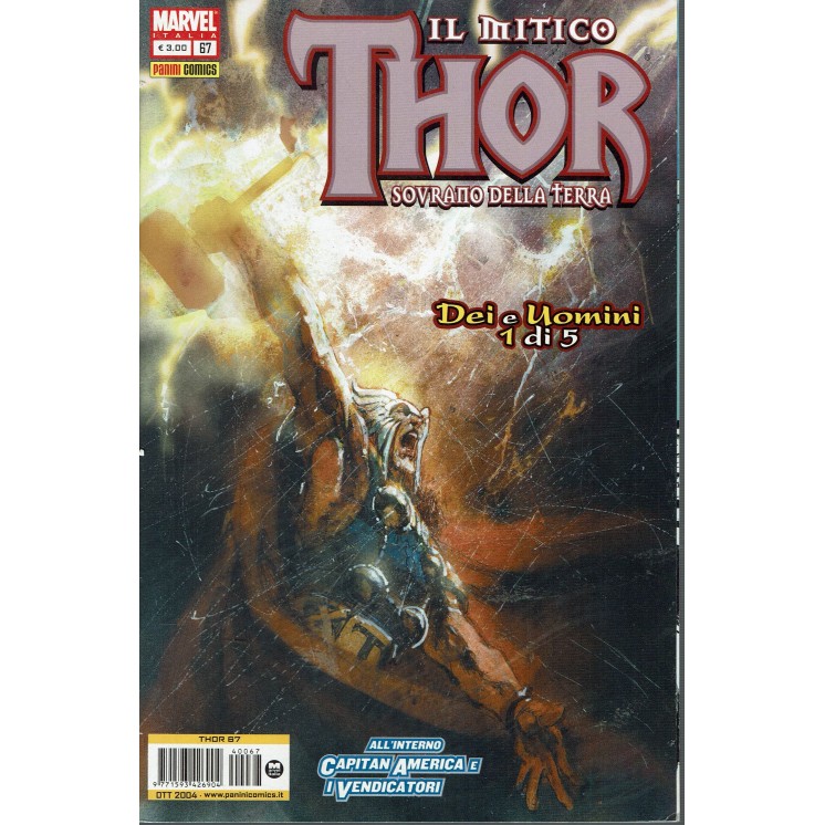 Il Mitico Thor N. 67 Sovrano della Terra Dei e Uomini 1di5 ed. Panini