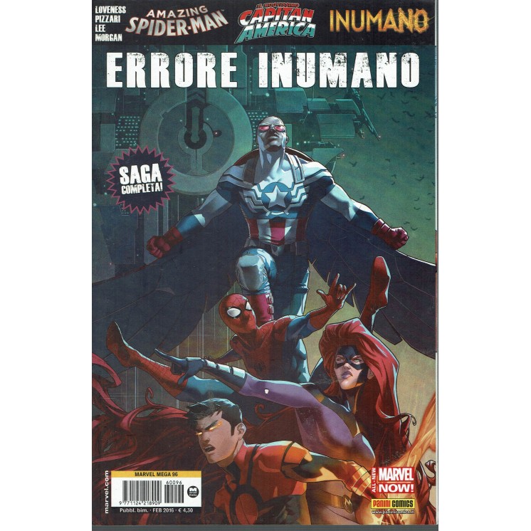 Marvel Mega n. 96 Errore Inumano STORIA COMPLETA ed.Panini