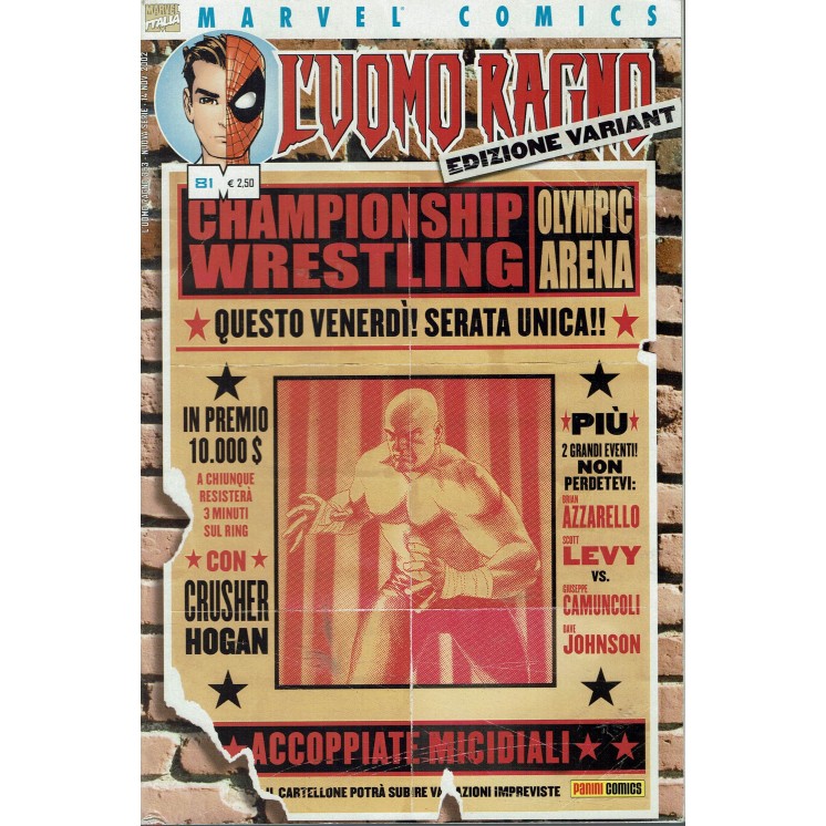 L'Uomo Ragno N. 353/81 VARIANT ed.Panini - Spiderman