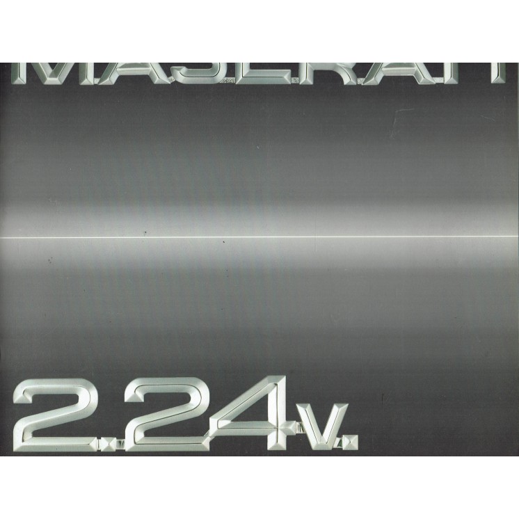 Catalogo Brochure:Maserati 2.24v. Motore V6-4AC-24 ed.Maserati FF14