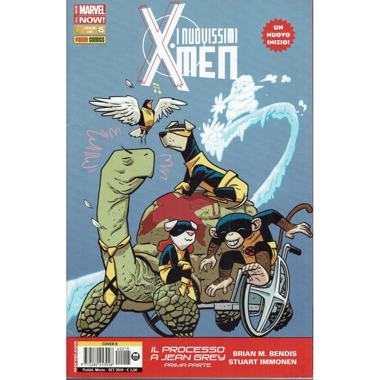 I NUOVISSIMI  X MEN n. 15 COVER B ANIMAL ed. Panini 