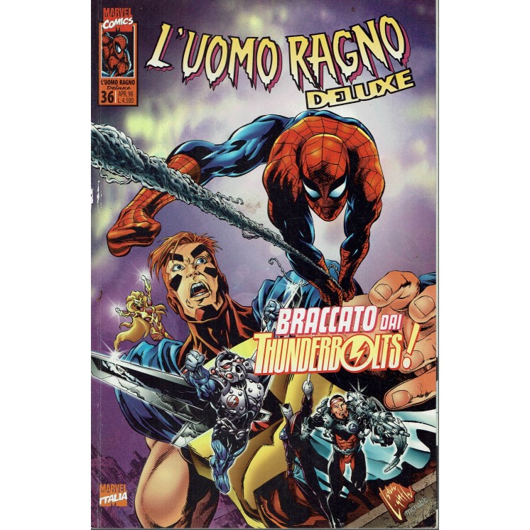L'Uomo Ragno DELUXE n.36 braccio dai Thunderbolts! ed.Marvel Italia 