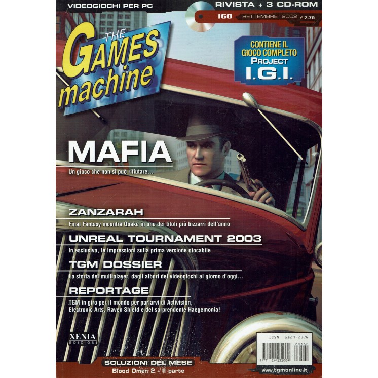 The Games Machine 160 set 2002 MAFIA, FINAL FANTASY FF16