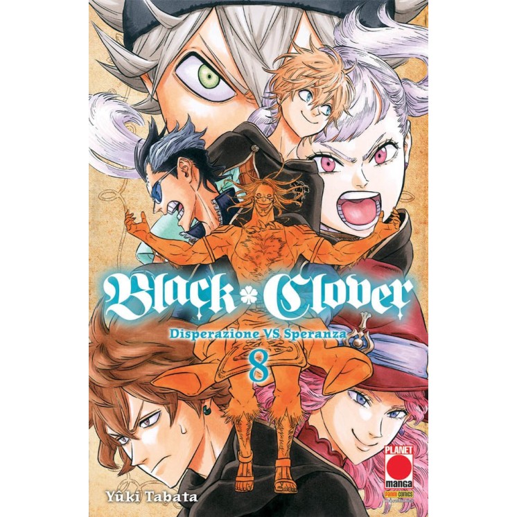 Black Clover N.8 Ristampa Yuki Tabata - Martina's Fumetti