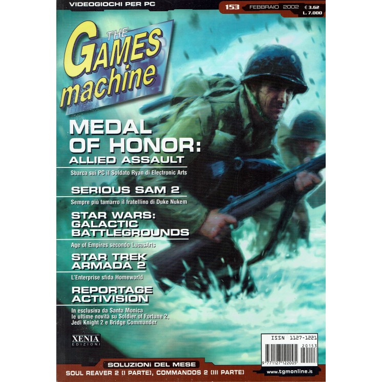 The Games Machine 153 febbraio 2002 MEDAL OF HONOR, STAR WARS FF16