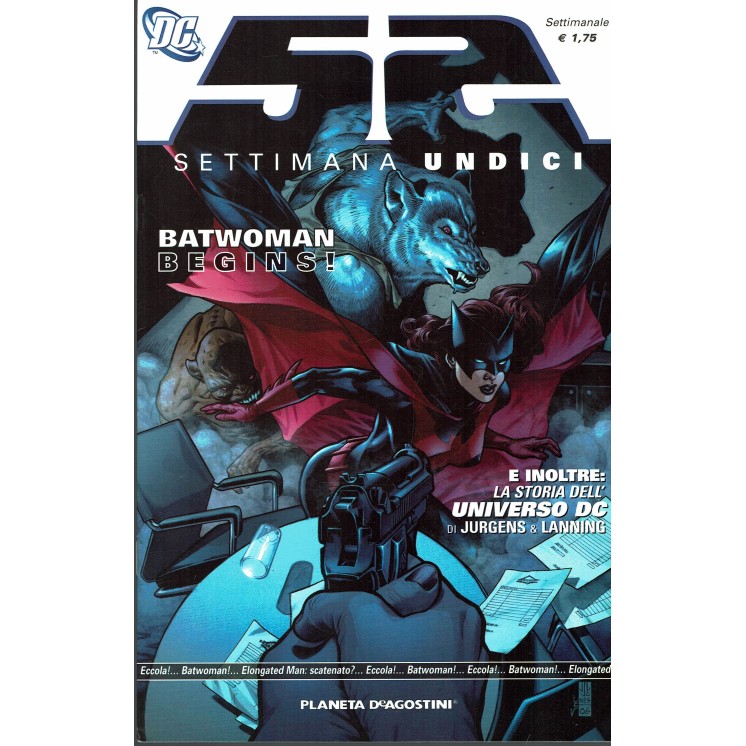 52 settimana undici 11 Batwoman begins ed.Planeta de Agostini