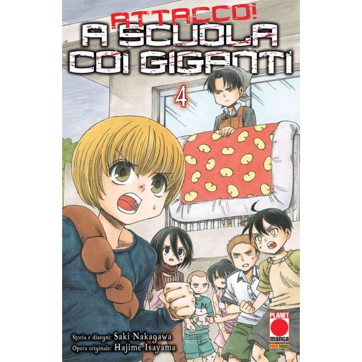 Attacco a scuola coi Giganti n. 4 di Isayama - Martina's Fumetti