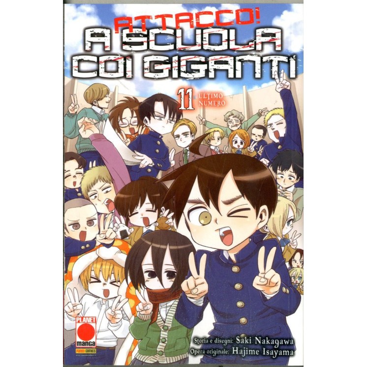 Attacco a scuola coi Giganti n. 11 di Isayama - Martina's Fumetti