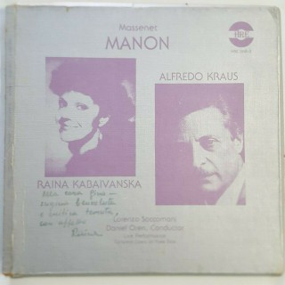 605 33 Giri Massenet: Manon - Raina Kabaivanska (DEDICA RARA), Kraus HRE 368-3 605 33 Giri Massenet: Manon - Raina Kabaivanska (DEDICA RARA), Kraus HRE 368-3