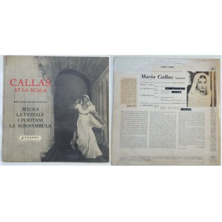 612 33 Giri Callas at La Scala - (Medea, Vestale, Puritani) Columbia 33QCX 10302