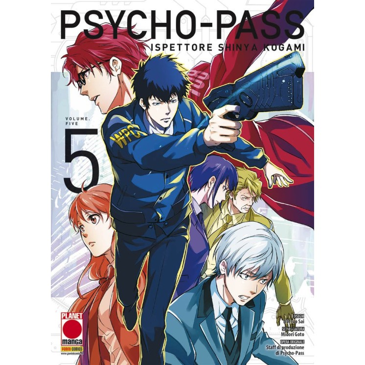 Psycho-Pass ispettore Shinya Kogami  5 di Sai, Goto ed.Panini 