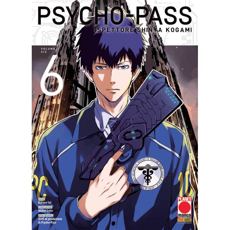 Psycho-Pass ispettore Shinya Kogami  6 di Sai, Goto ed.Panini 
