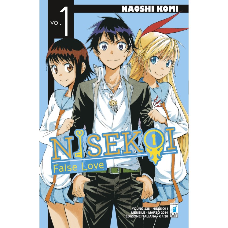 Nisekoi. False Love  1 di Naoshi Komi NUOVO ed. Star Comics