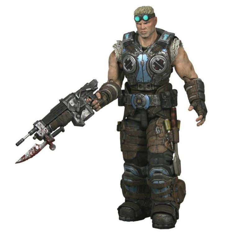NECA GEARS OF WAR 3 SERIE 2 DAMON BAIRD ACTION FIGURE NEW in BLISTER!!