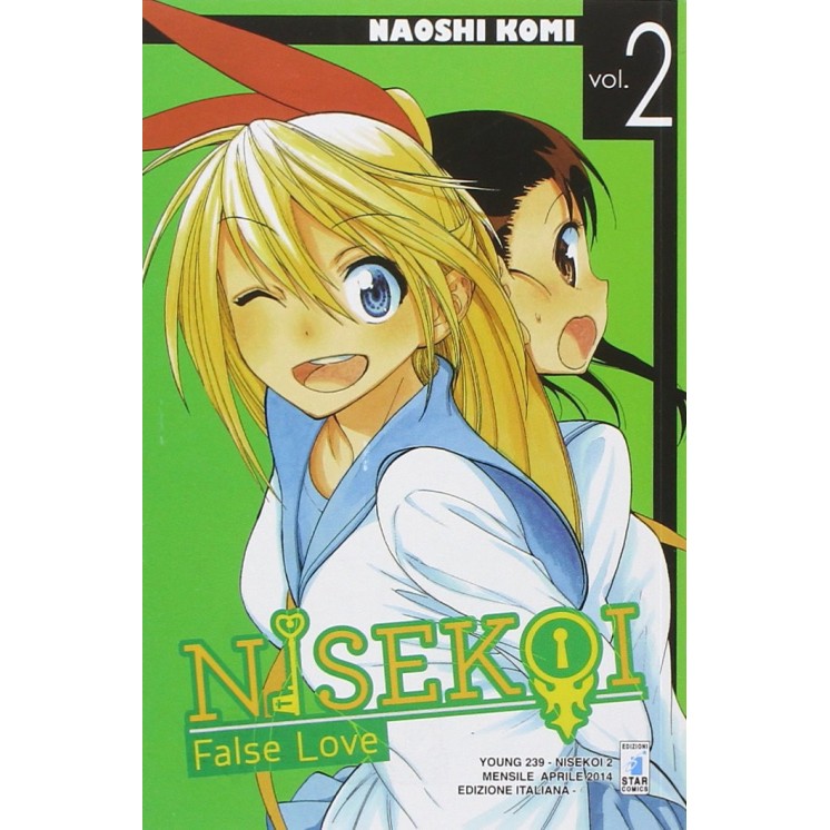 Nisekoi. False Love  2 di Naoshi Komi NUOVO ed. Star Comics