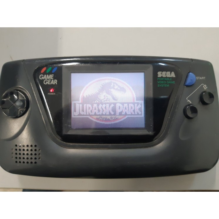 Consolle GAME GEAR Sega con gioco Jurassic Park FUNZIONANTE no Box no caricatore