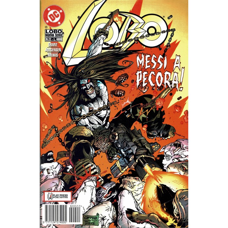 Lobo Nuova Serie n.22 di Alan Grant  ed. Play Press