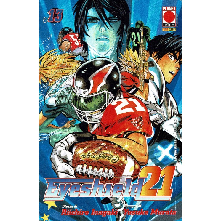 Eyeshield 21 n.13 di Riichiro Inagaki, Yusuke Murata ed. Planet Manga