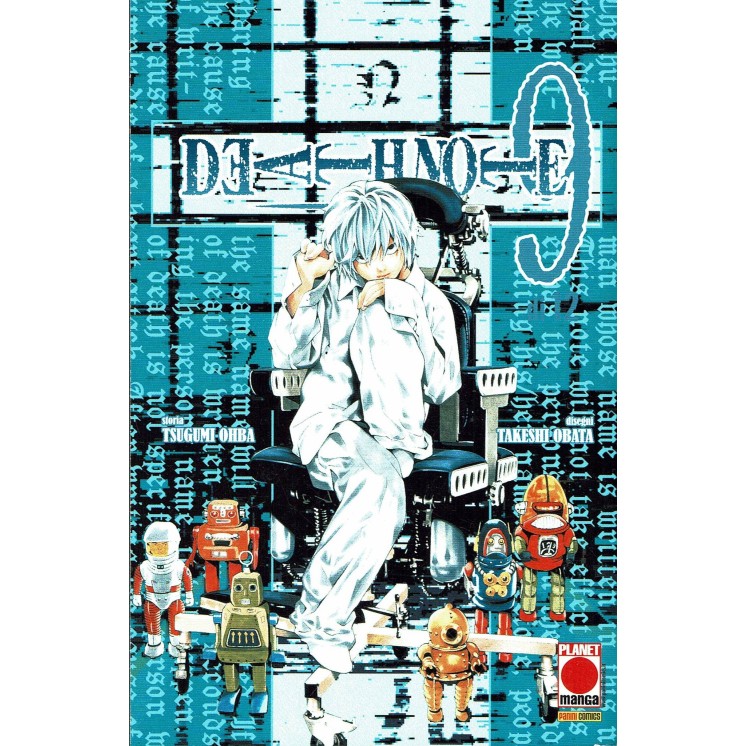 Death Note n. 9 di Tsugumi Ohba, Takeshi Obata quinta ristampa ed.Panini 