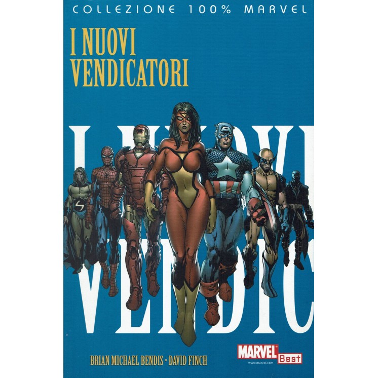 100% Marvel i nuovi Vendicatori di Bendis ed.Panini NUOVO SU08