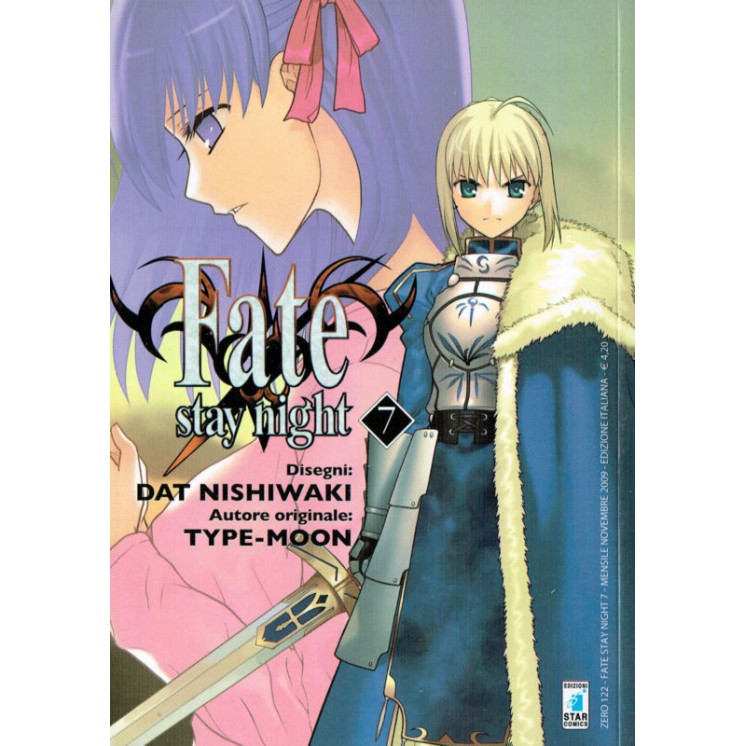 Fate stay night n. 7 di Type-Moon ed.Star Comics  