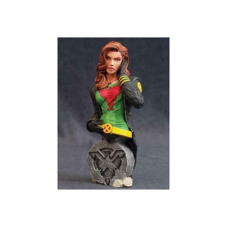 THE NEW X-MEN PHOENIX BUST GREEN SHIRT MARVEL UNIVERSE Gd33 