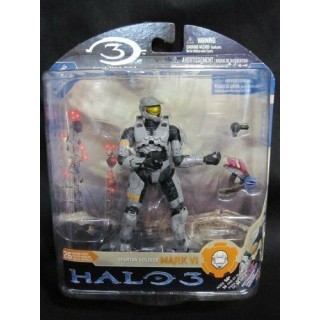 McFarlane Toys Halo 3 serie 3 figure Spartan Soldier Mark VI (Silver) Gd40