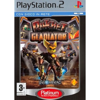 Videogioco per PlayStation2: Ratchet Gladiator Platinum con libretto 