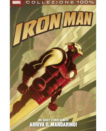 100% Marvel Iron Man arriva il mandarino! Joe Casey ed.Panini NUOVO SU10