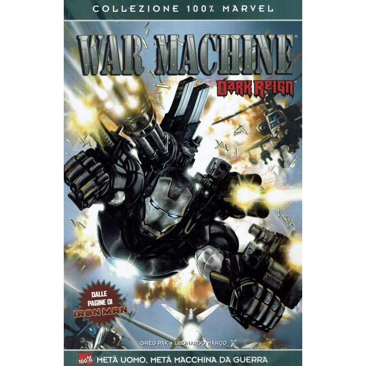 100% Marvel Iron Man War Wachine Dark Reign ed.Panini NUOVO SU10