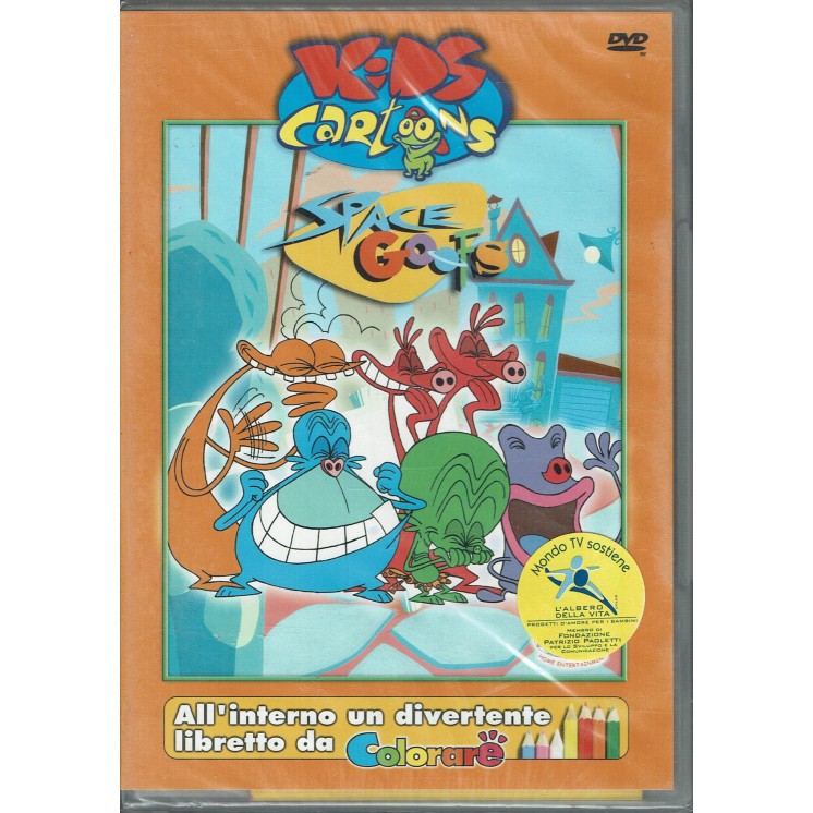Kids Cartons : Space Goots DVD con libretto da colorare NUOVO