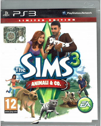 Videogioco per Playstation 3:the SIMS 3 Animal e CO EA limited edition 