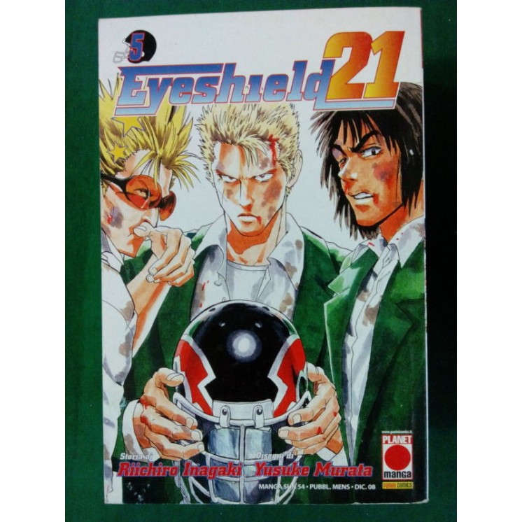 Eyeshield 21 n. 5 di Riichiro Inagaki, Yusuke Murata ed. Planet Manga