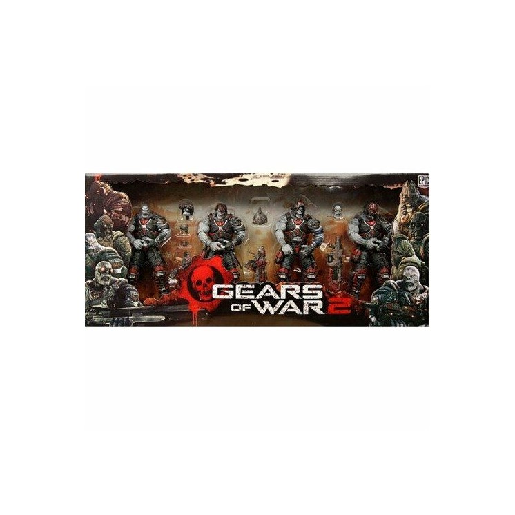 Gears of War 2 -Set 4 figure Player Select NECA Gd13