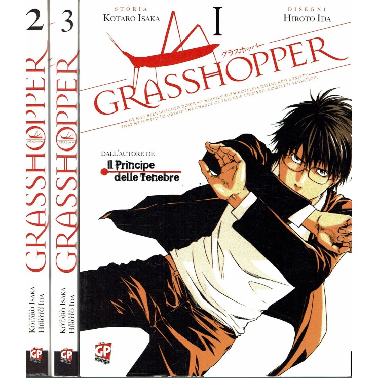 Grasshopper 1/3 SERIE COMPLETA di Isaka e Ida ed. GP  
