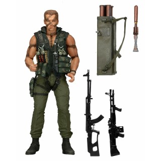 SCHWARZENEGGER COMMANDO 18 cm.figure Pvc Neca 30th anniversary Gd15 