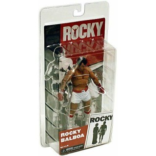 NECA Rocky Balboa Silvester Stallone Action Figure [Pre Fight] Rcky I RARA Gd15