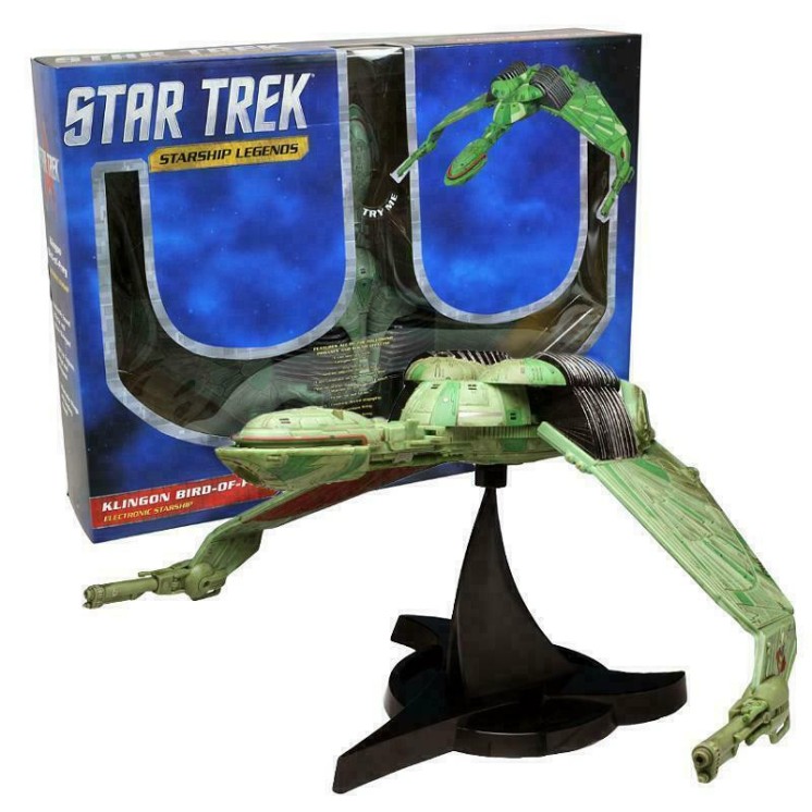 Star Trek Starship Legends KLINGON BIRD OF PREY Electronic Art Asylum Gd18