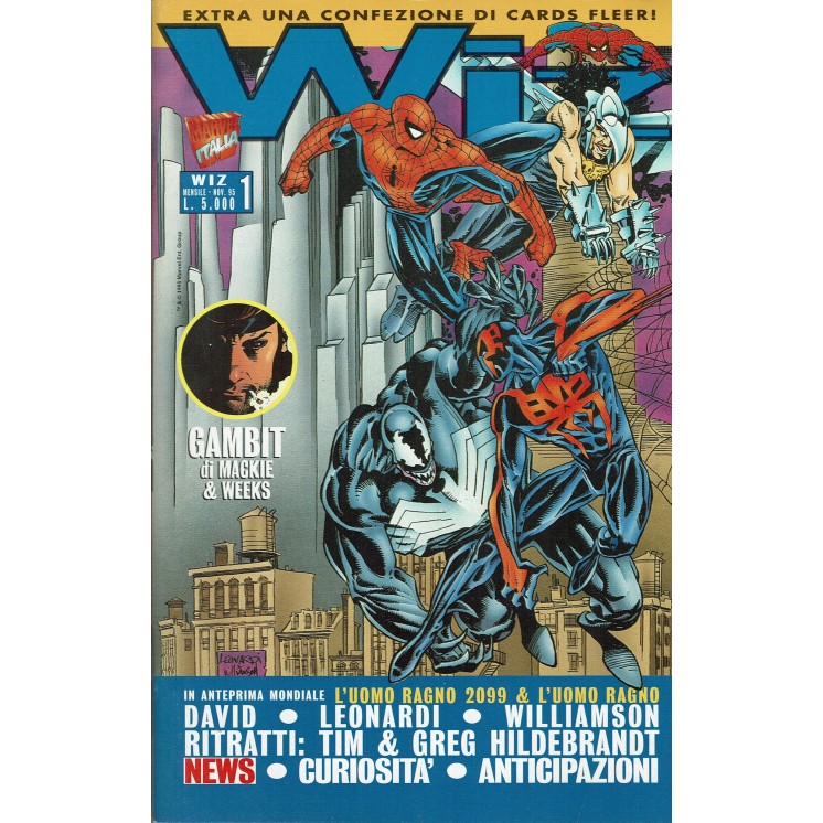 Wiz 1/84 serie COMPLETA ed. Marvel italia Venom Devil Hulk Uomo Ragno FU53