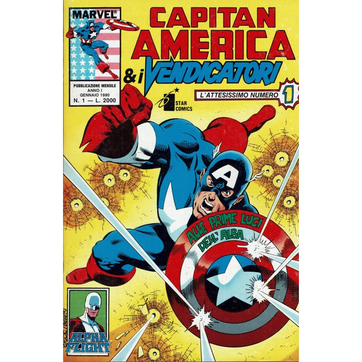 Capitan America e I Vendicatori 1/82 serie COMPLETA ed.Star Comics