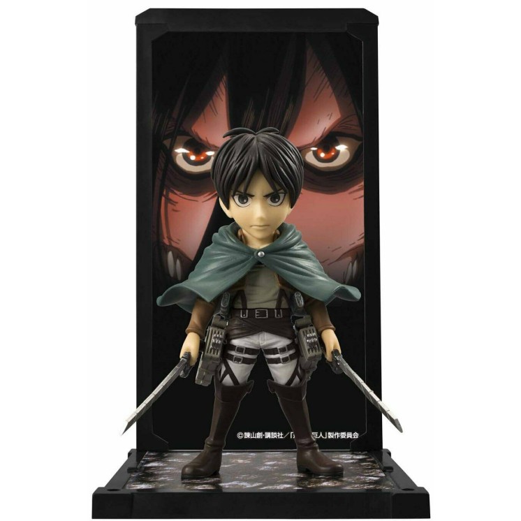 Tamashii Buddies Attack On Titan Eren Yeager PVC Figura Bandai Tamashii Gd27