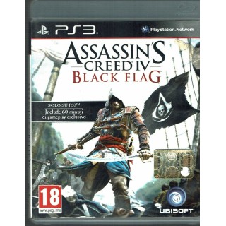 ASSASSIN'S CREED IV 4 BLACK FLAG Ps3 Versione Italiana 1Âª Edizione COMPLETO