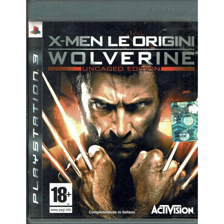 X-MEN LE ORIGINI WOLVERINE Uncaged Edition   PS3  VERSIONE ITALIANA OTTIMO