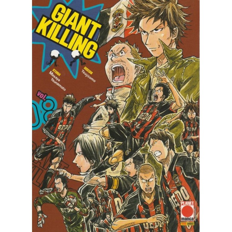 Giant Killing  8 di Tsunamoto ed.Panini NUOVO